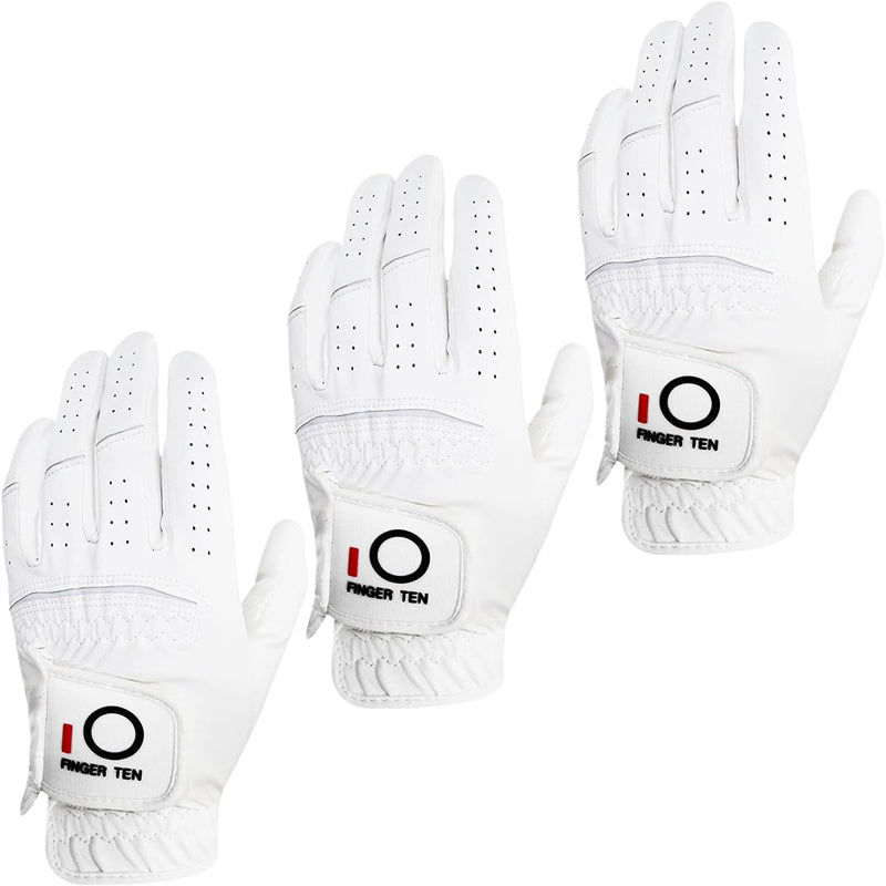 10 days handschuhe All Weather Grip 3 Pack Golf Gloves Men – FINGER TEN