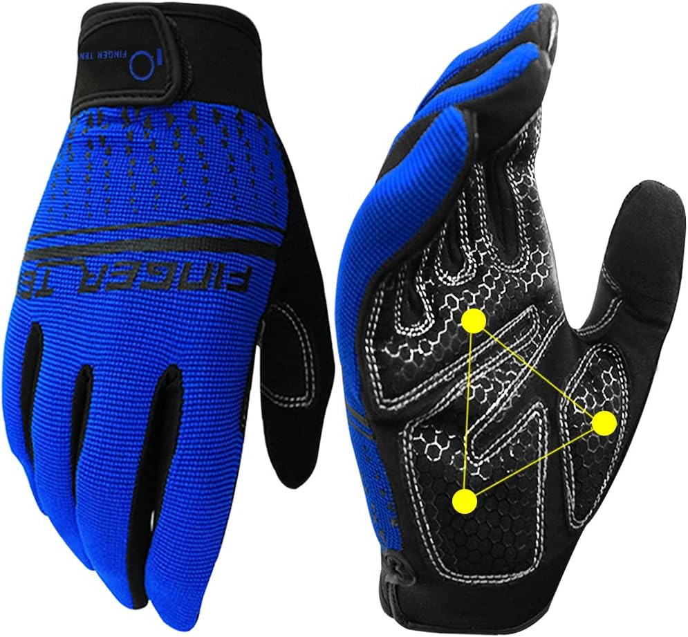 Full Finger Workout Gloves Weight Lifting Touchscreen for Men