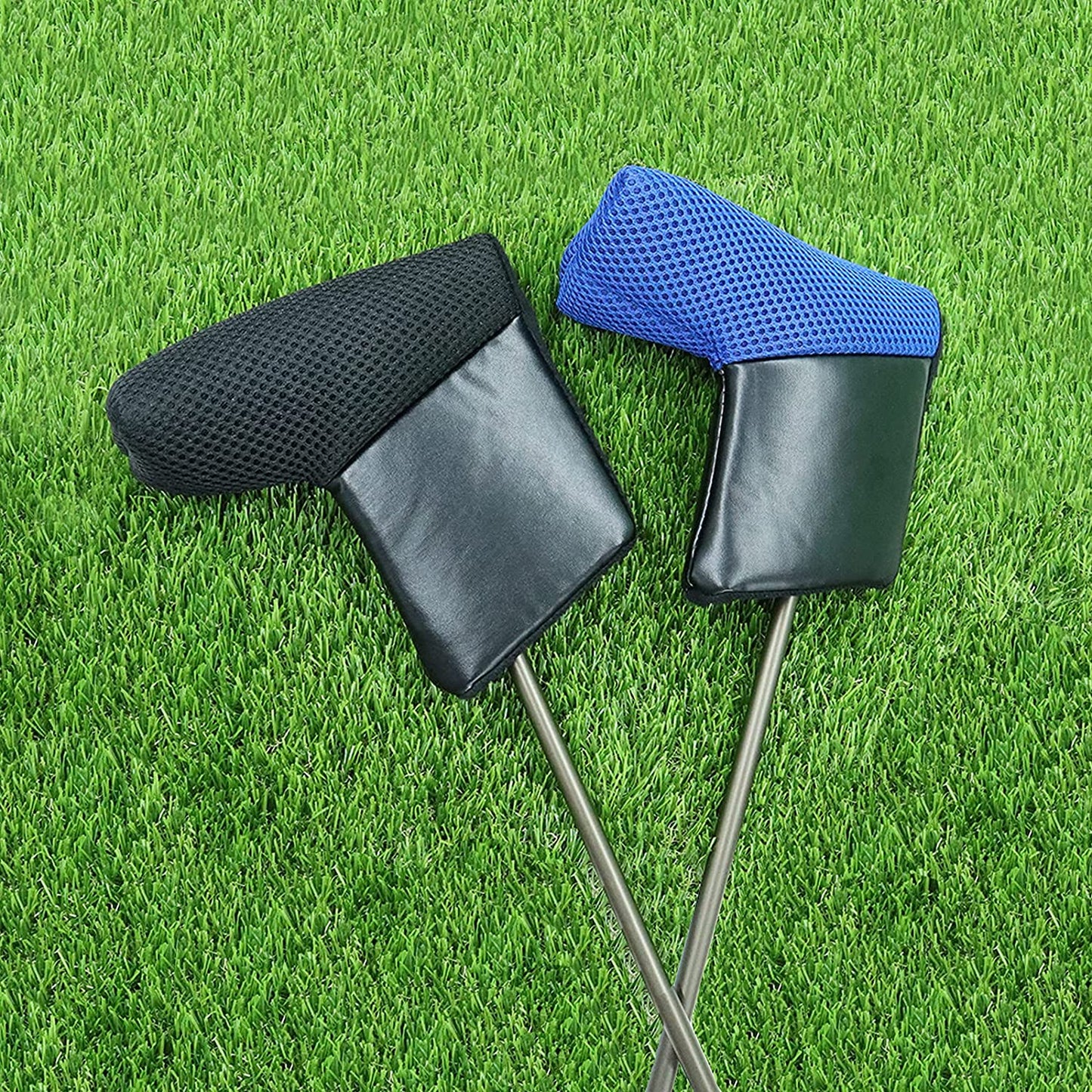 Golf Putter Head Covers Mallet Leather