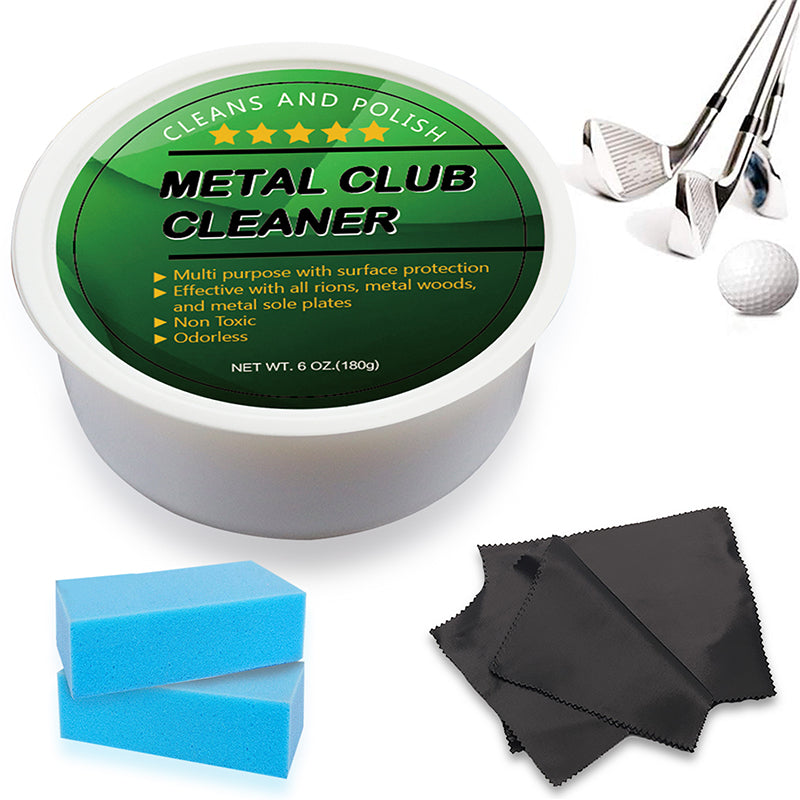 Golf Club Cleaning Kit Iron Drivers Metal Club Face Grips Polish  Multi-Purpose