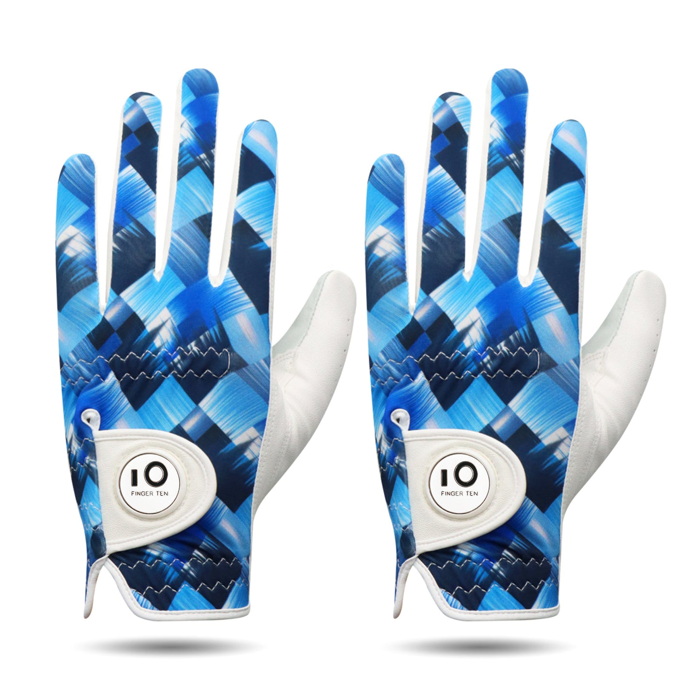 Lot de 2 gants de golf pour homme Blue Diamond All Weather Grip Value