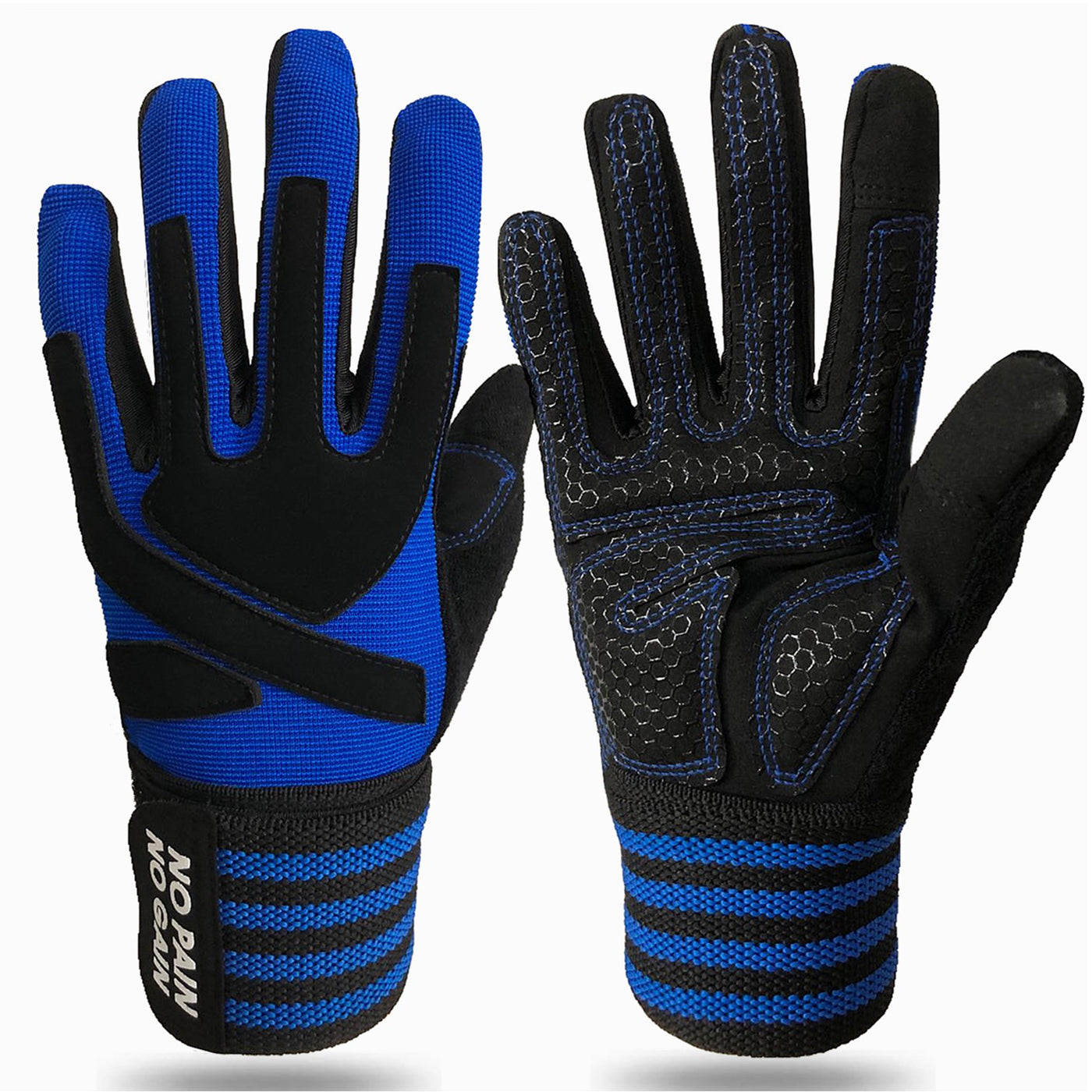 Full Finger Men's Weightlifting Workout Gloves Pair – FINGER TEN