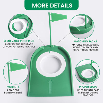 Golf Putting Cup Putter Practice Aids