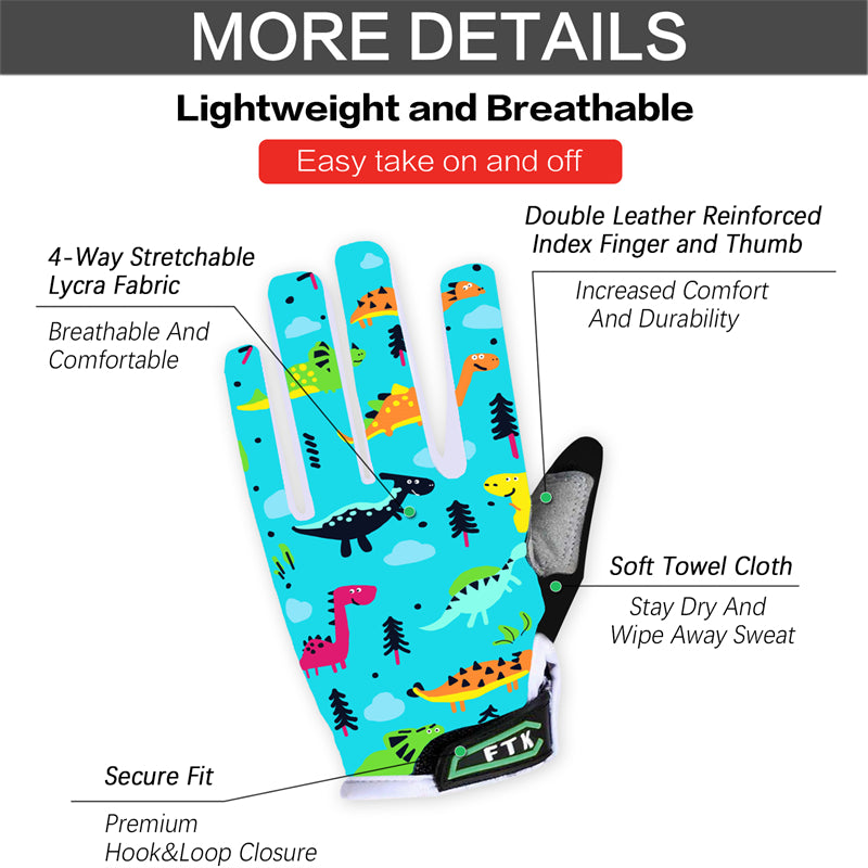 1 Pair Cycling Gloves for Kids Sport