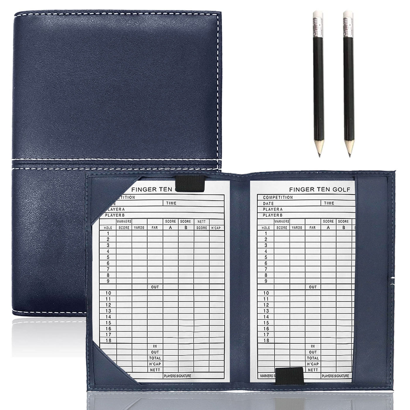 Golf Scorecard Holder Synthetic Leather