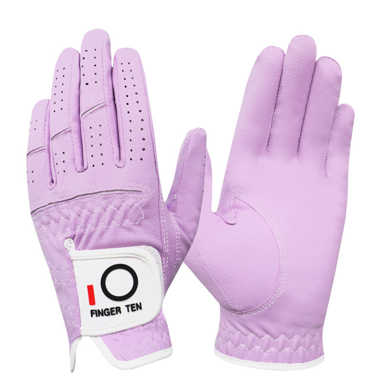 1 paire de gants de golf pour femme - Poignée pour temps chaud et humide 