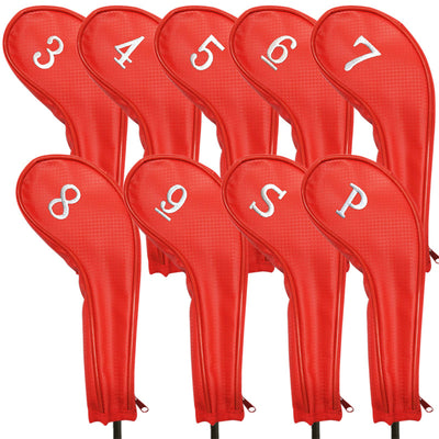 Golf Club Covers for Irons Long Neck Value 9 Pack