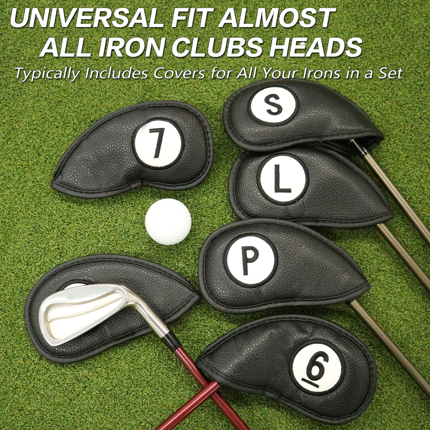 Golf  Iron Covers Magnetic 11 Pack Universal Fit