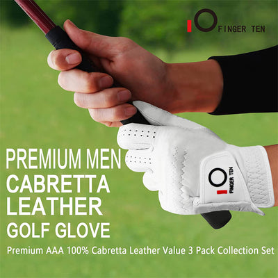 New Cabretta Leather White Soft 3 Pack