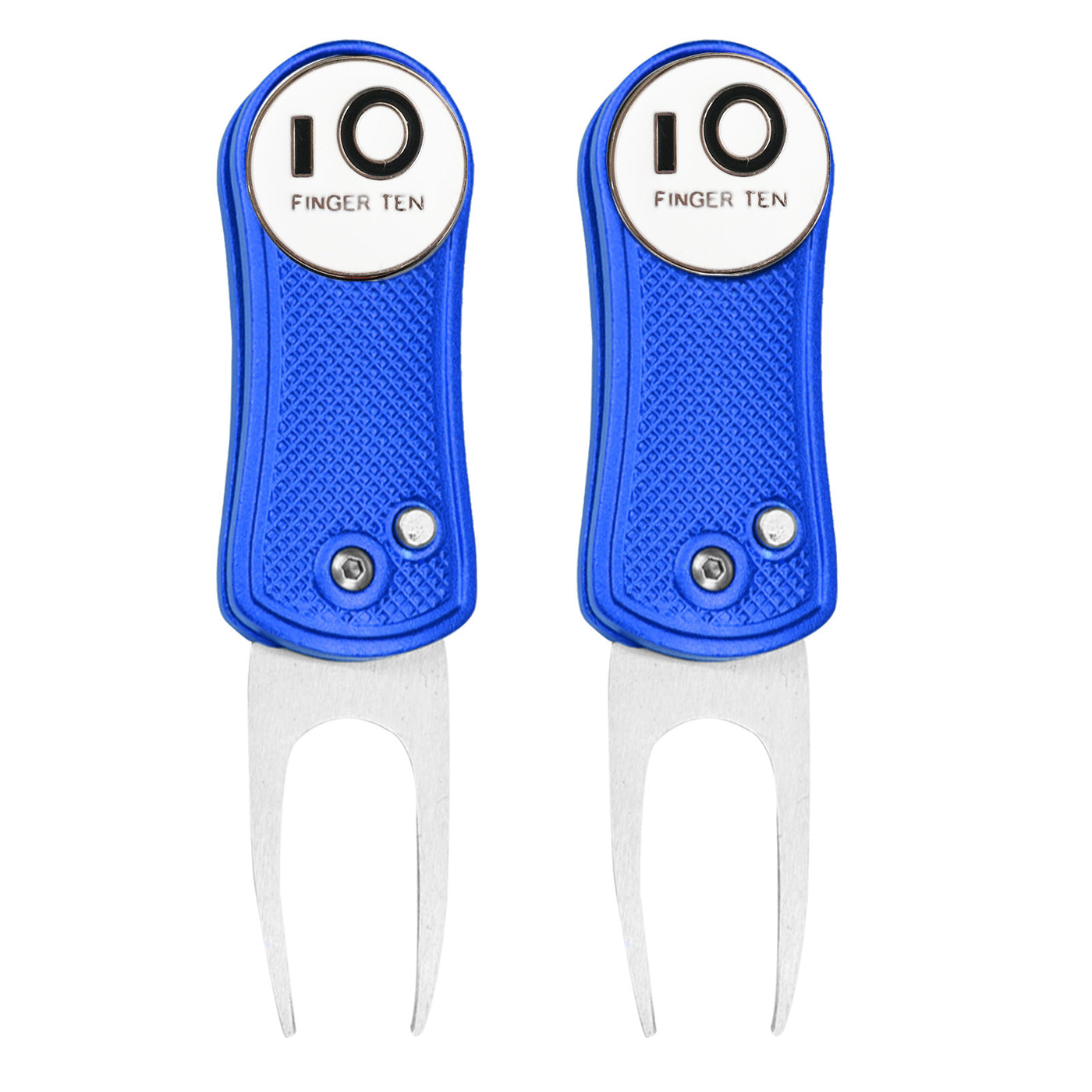 2er-Pack Golf-Divot-Tools mit Ballmarker 