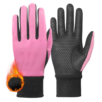 Womens Winter Golf Gloves Upgraded Silicone Palm Fleece Lined 1 Pair