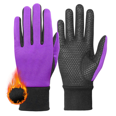 Womens Winter Golf Gloves Upgraded Silicone Palm Fleece Lined 1 Pair