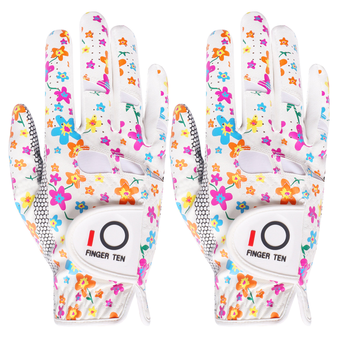 Women's Golf Gloves Extra Grip Weathersof Flower 2 Pack