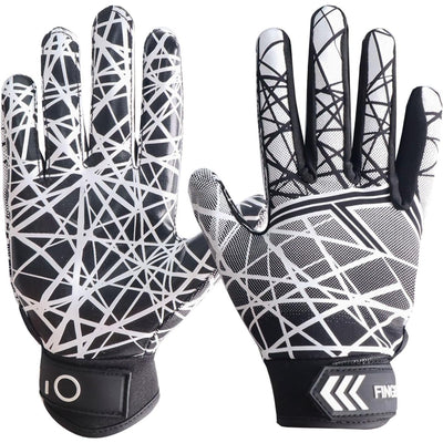 No Slip Youth Football Gloves Receiver Glove with High Tack Silicone Gel Pad