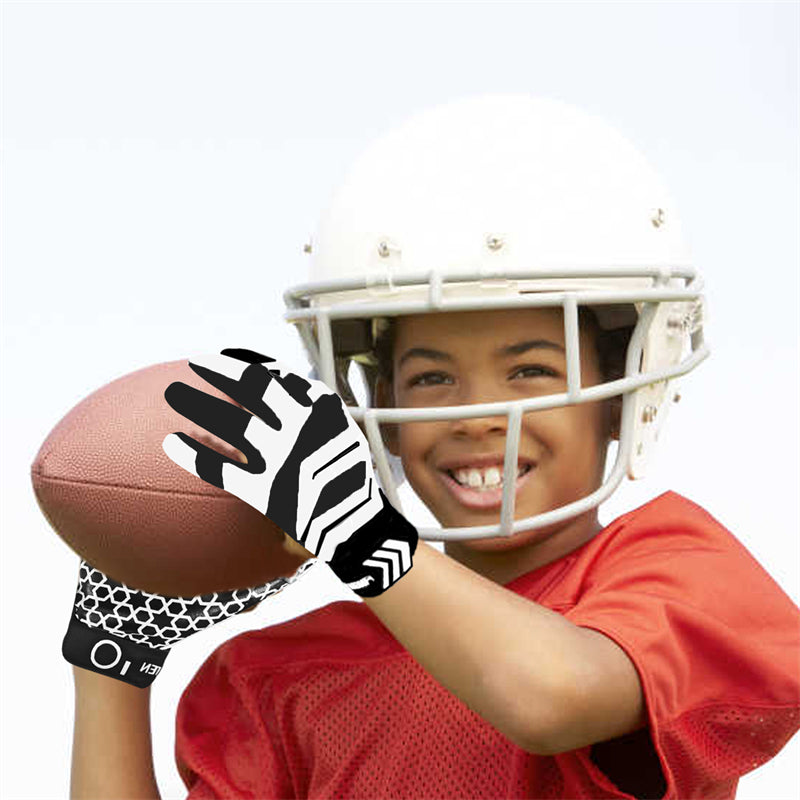 Football Gloves Youth Kids Ultra Tack Sticky Non-Slip Palm Receivers