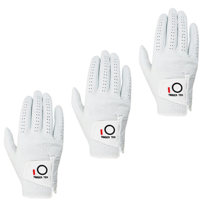 New Cabretta Leather White Soft 3 Pack
