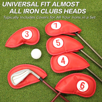 Golf  Iron Covers Magnetic 11 Pack Universal Fit