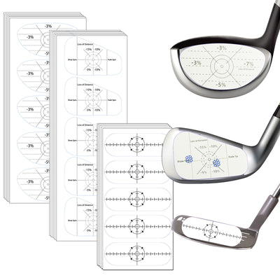 Golf Impact Tape Labels 375 Pcs for Woods Irons Putters