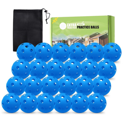 36 Pack Golf Practice Balls Plastic Colored