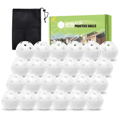 36 Pack Golf Practice Balls Plastic Colored