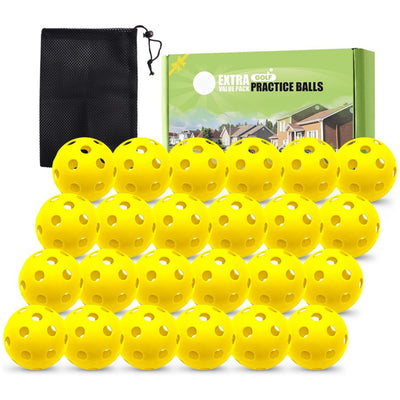 36 Pack Golf Practice Balls Plastic Colored