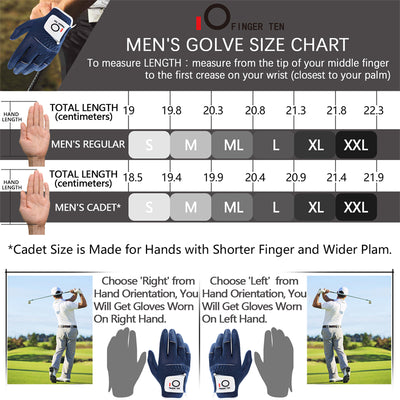 All Weather Grip 3 Pack Golf Gloves Men