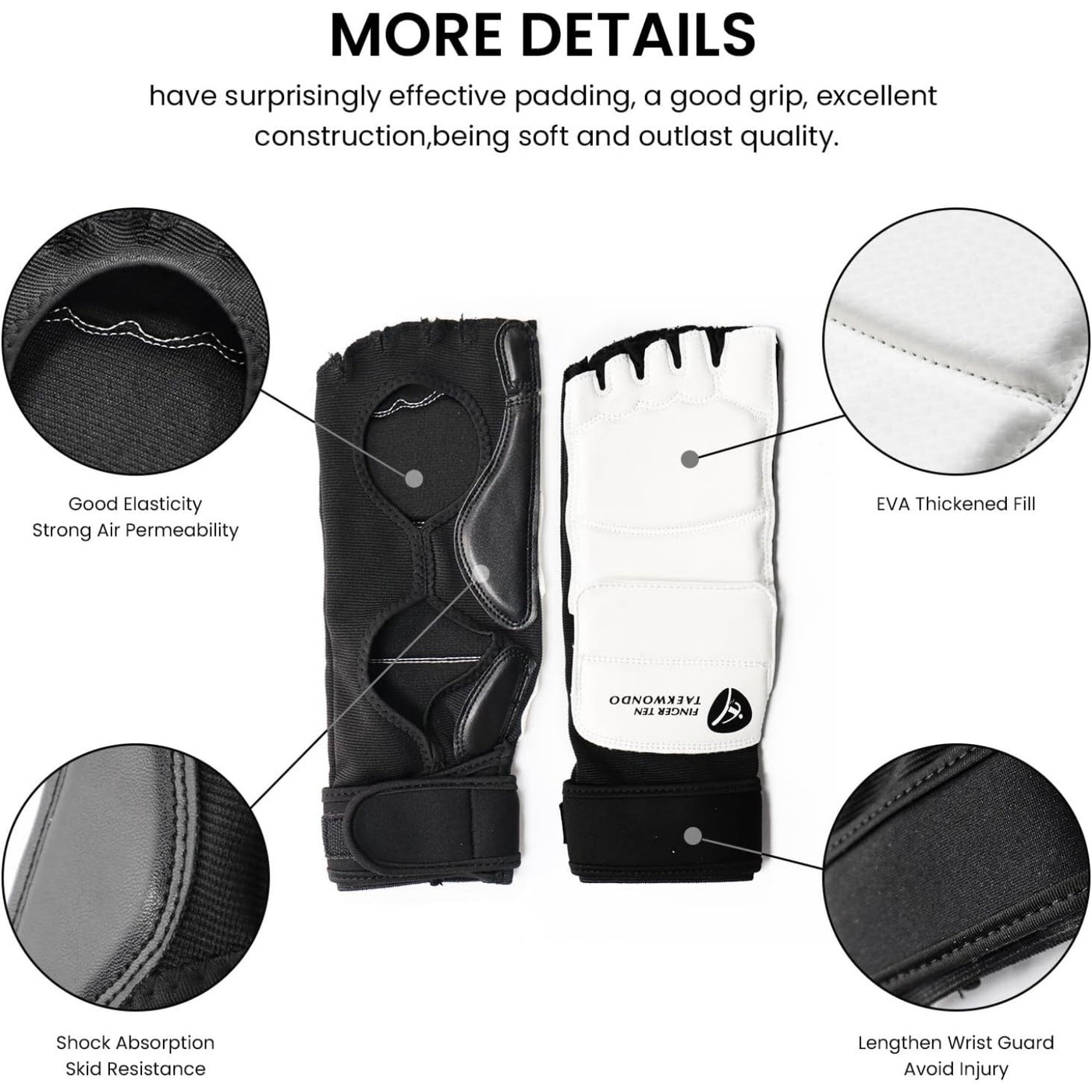 Taekwondo Sparring Gear Gloves and Foot Protectors