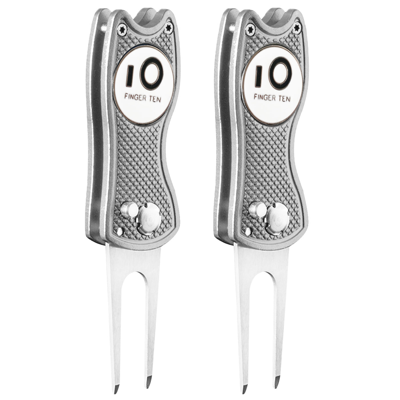 2 Pack Golf Divot Tools with Ball Marker