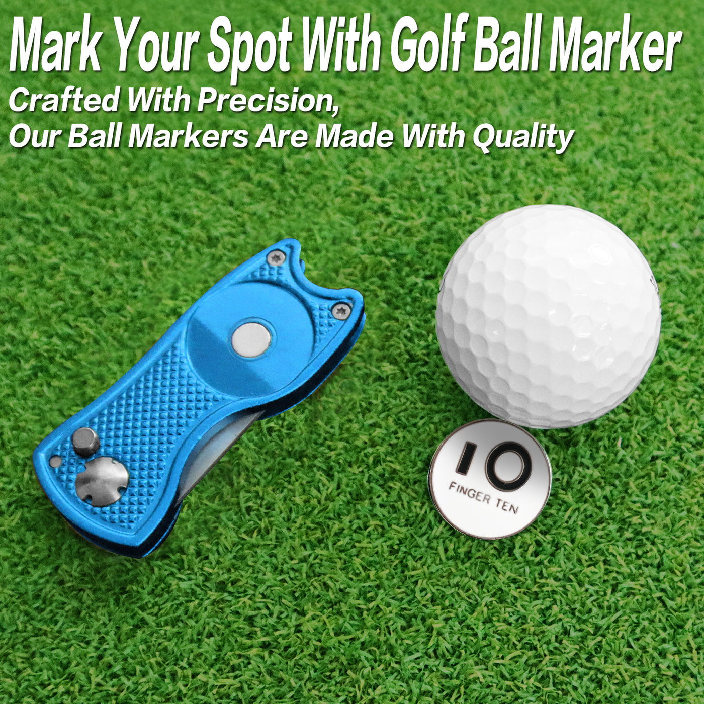 2 Pack Golf Divot Tools with Ball Marker