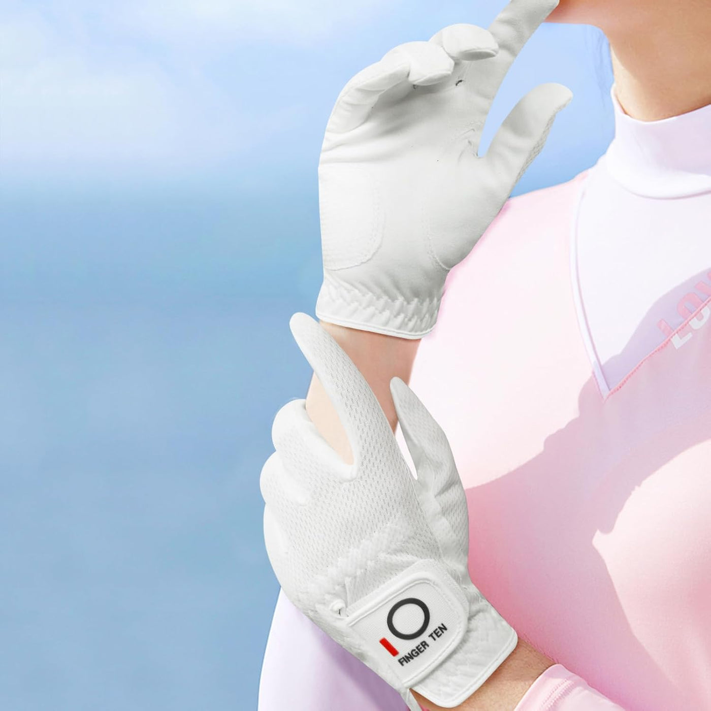 Gants de golf pour femmes Rain Grip Hot Wet All Weather Value 1 paire pour les deux mains 