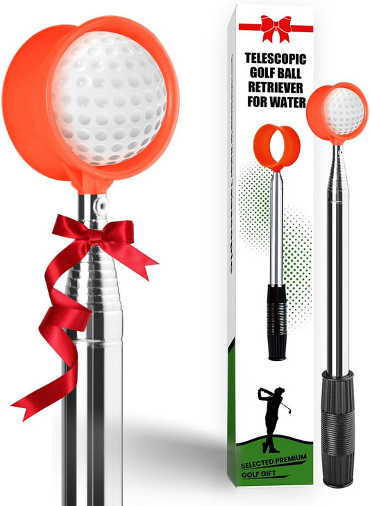 Golf Ball Retriever Pole for Water Telescopic 9 Feet 12 Ft with Golf Cleaner Towel