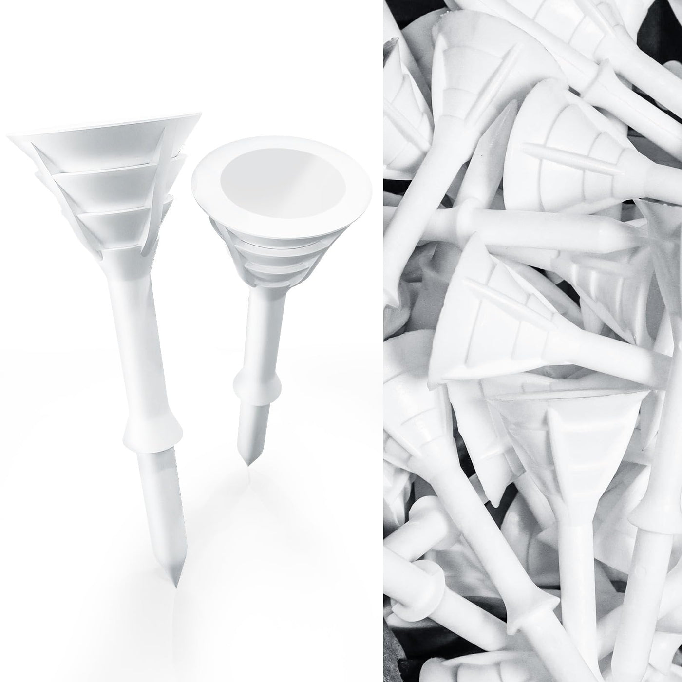 60 Pack Cup Tees 3 1/4 Unbreakable