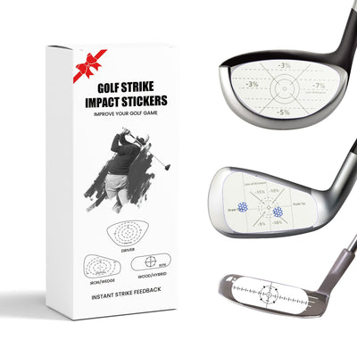 Golf Club Impact Tape Labels Stickers For Swing Practice