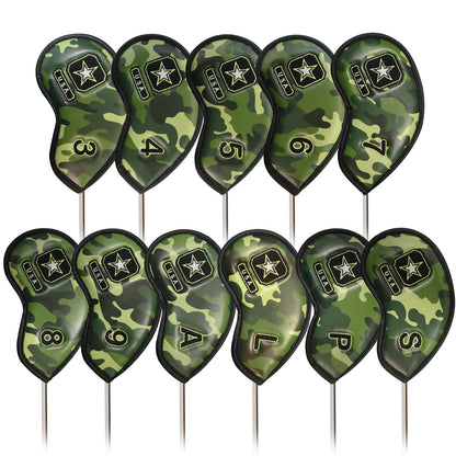 Golf Iron Head Covers Synthetic Leather Value 12 Piece Set