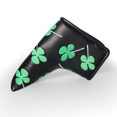 Wasserdichter Schutz Golf Putter Covers Lucky Clover Passend für die meisten Blade Putter 