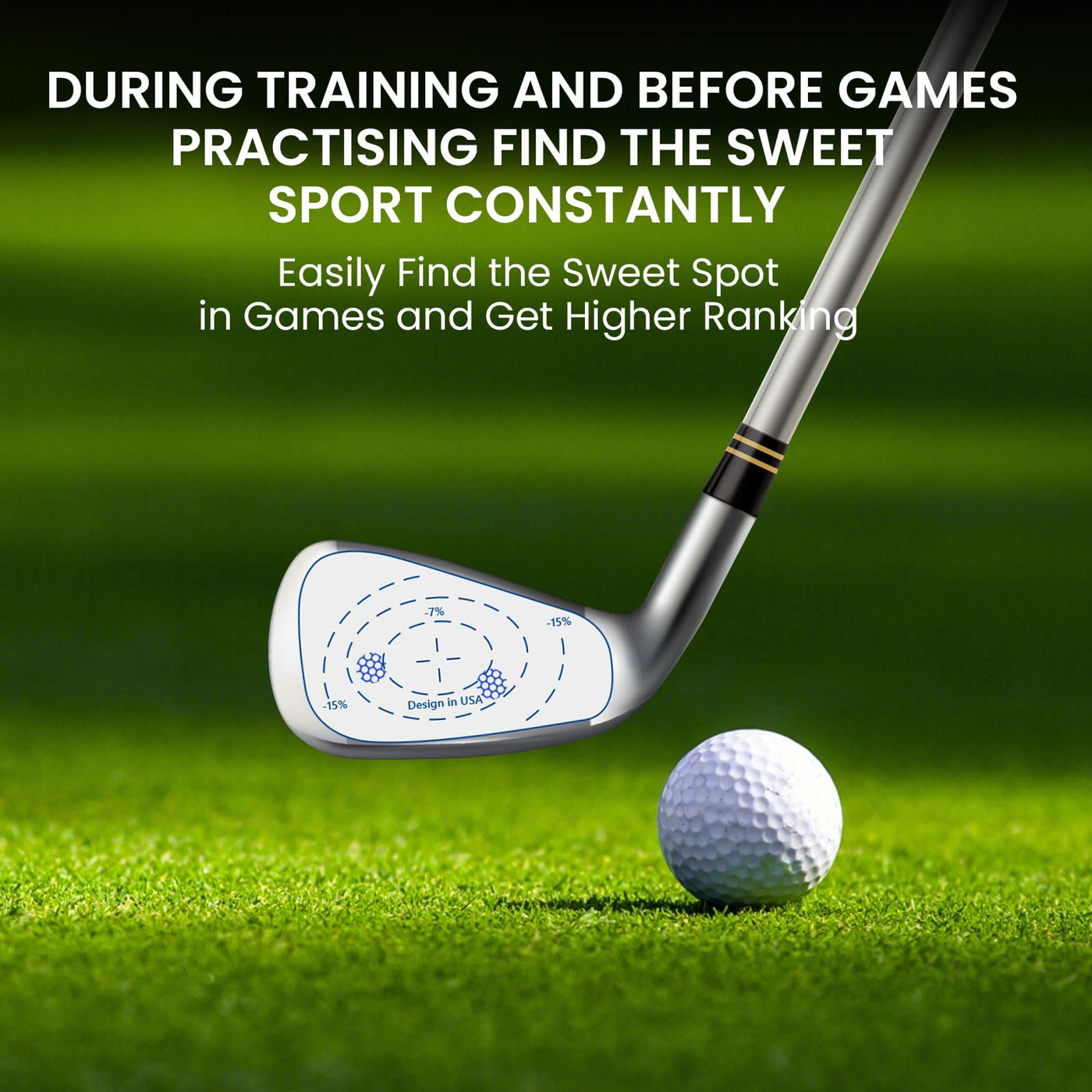 Golf Club Impact Tape Labels Stickers For Swing Practice