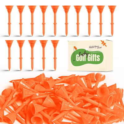 50/100 Pack Golf Tees Unbreakable Plastic 3 1/4