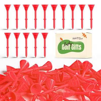 50/100 Pack Golf Tees Unbreakable Plastic 3 1/4