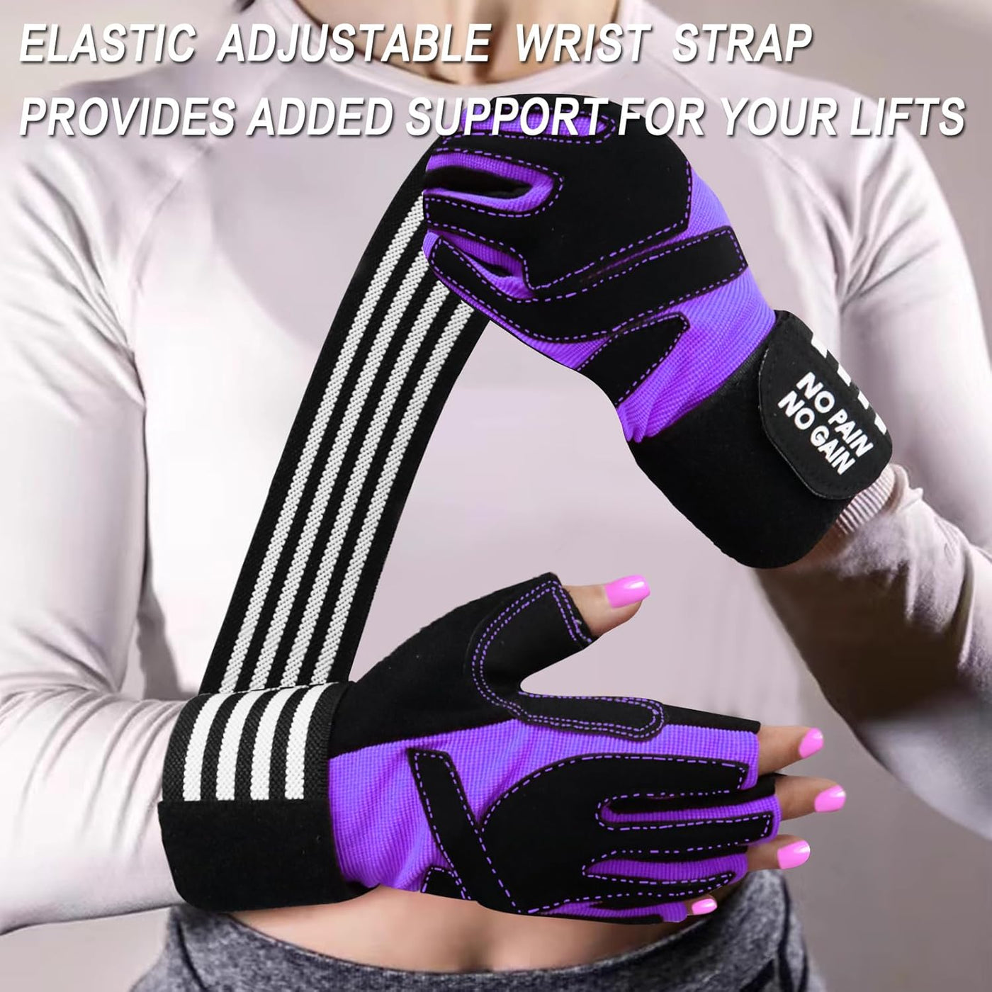 Ladies Weight Lifting Gym Gloves 1 Pair