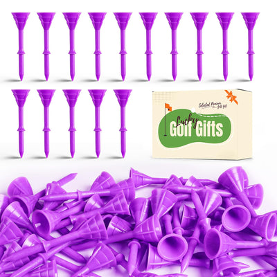 50/100 Pack Golf Tees Unbreakable Plastic 3 1/4