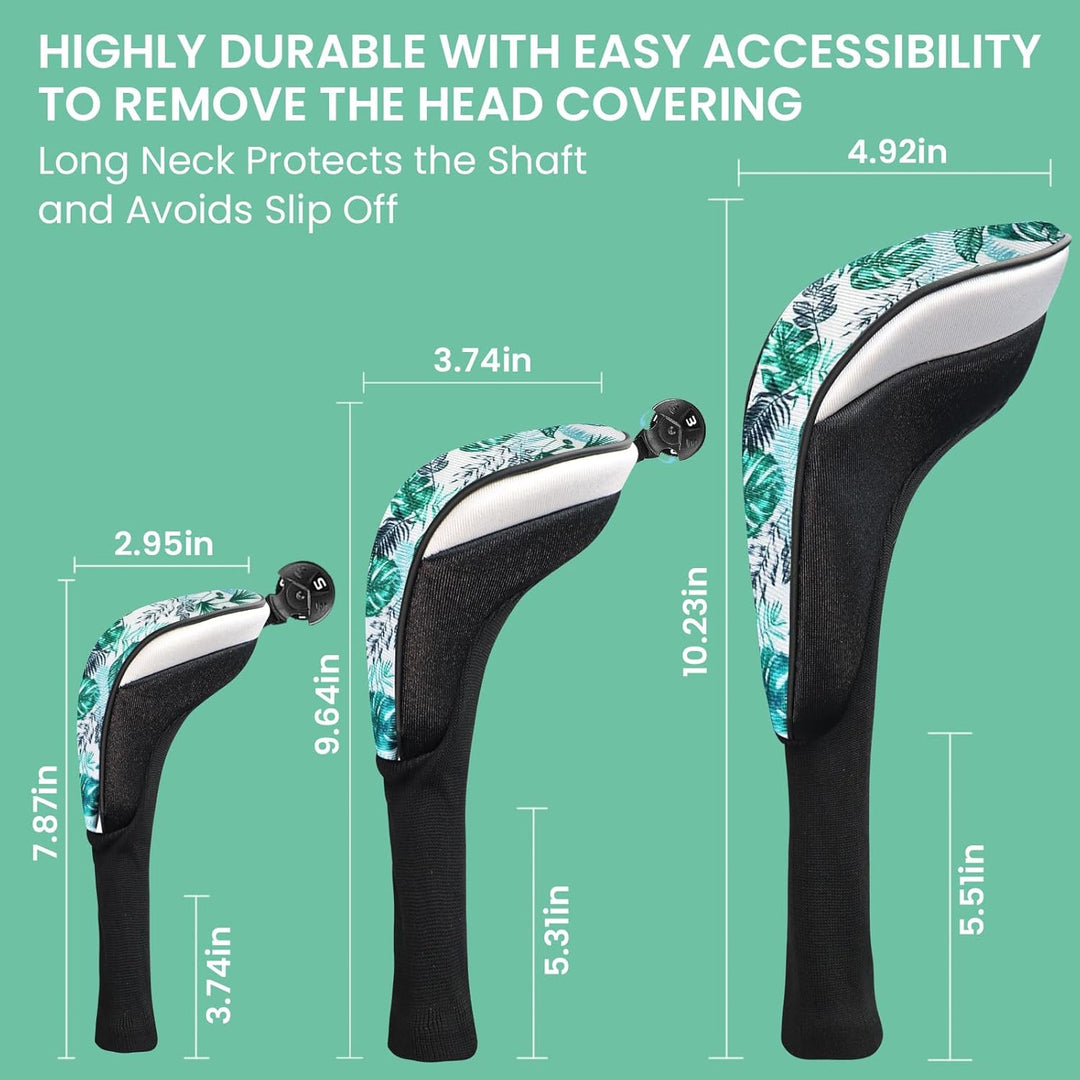 4 Copri Mazze Da Golf Per Fairway E Legno Ibrido, Protezione