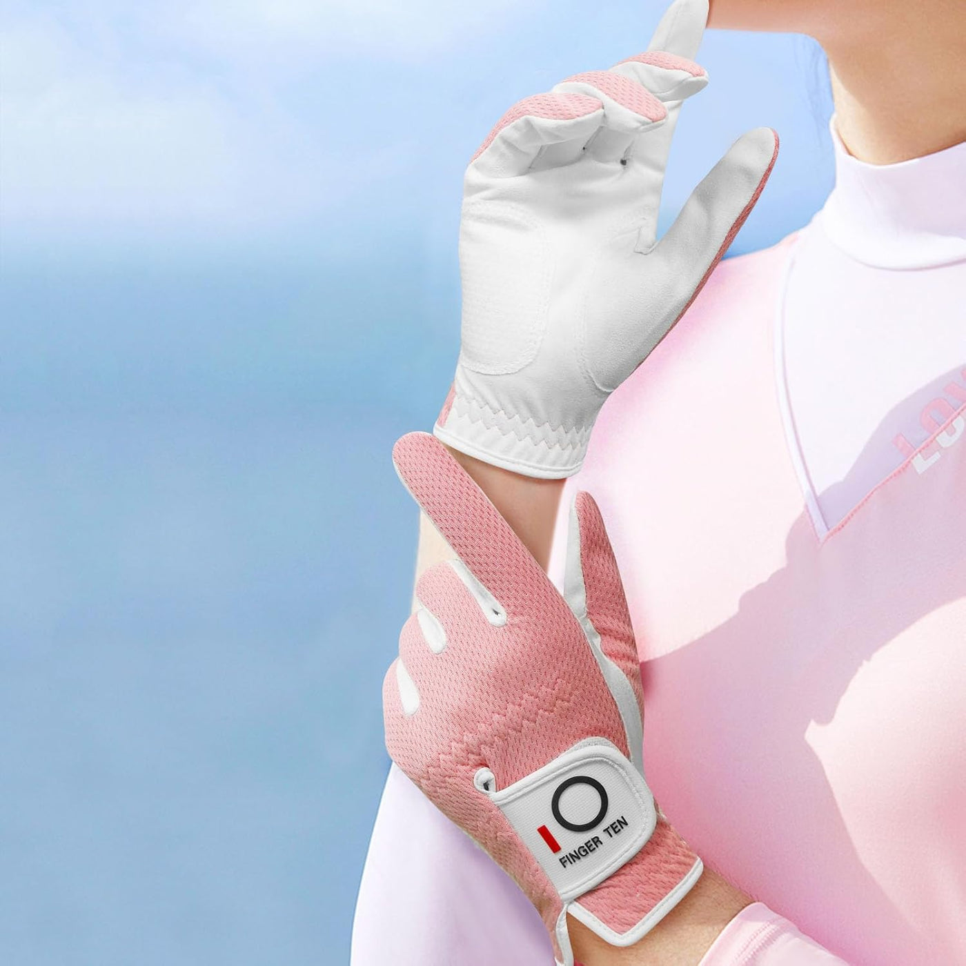 Gants de golf pour femmes Rain Grip Hot Wet All Weather Value 1 paire pour les deux mains 