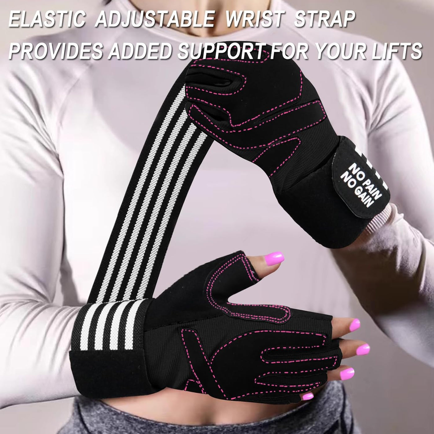 Ladies Weight Lifting Gym Gloves 1 Pair