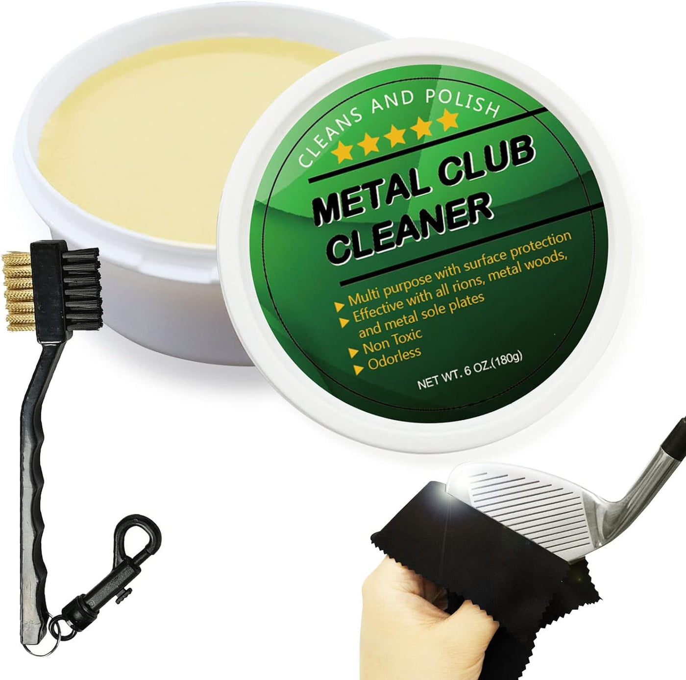 Golf Club Cleaning Cream Kit Golf Club Care Polish