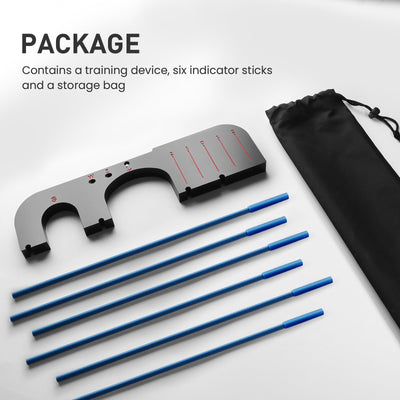 Pro 3.0 Golf Training Aid Gate with 6 Pcs Alignment Sticks