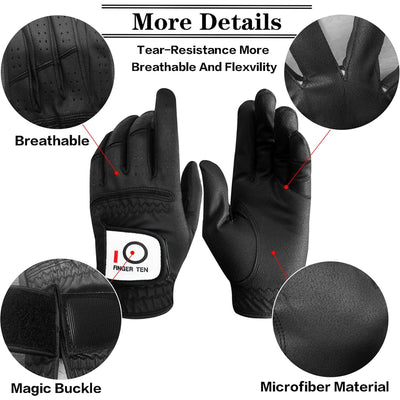 All Weather Grip 3er-Pack Golfhandschuhe Herren