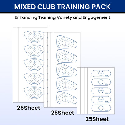 Golf Club Impact Tape Labels Stickers For Swing Practice