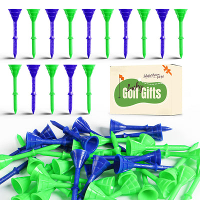 50/100 Pack Golf Tees Unbreakable Plastic 3 1/4