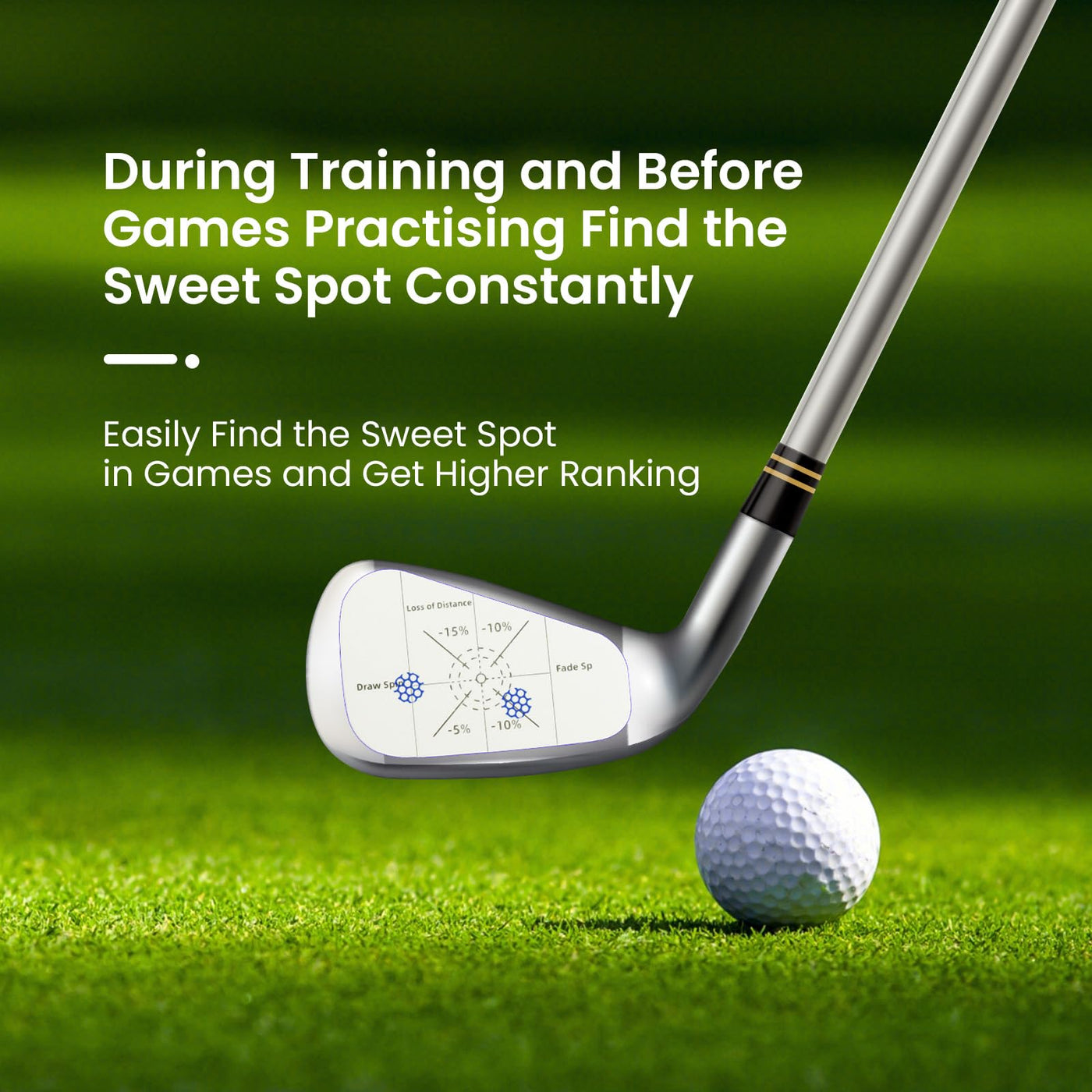 Golf Club Impact Tape Labels Stickers For Swing Practice