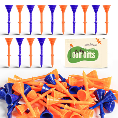 50/100 Pack Golf Tees Unbreakable Plastic 3 1/4